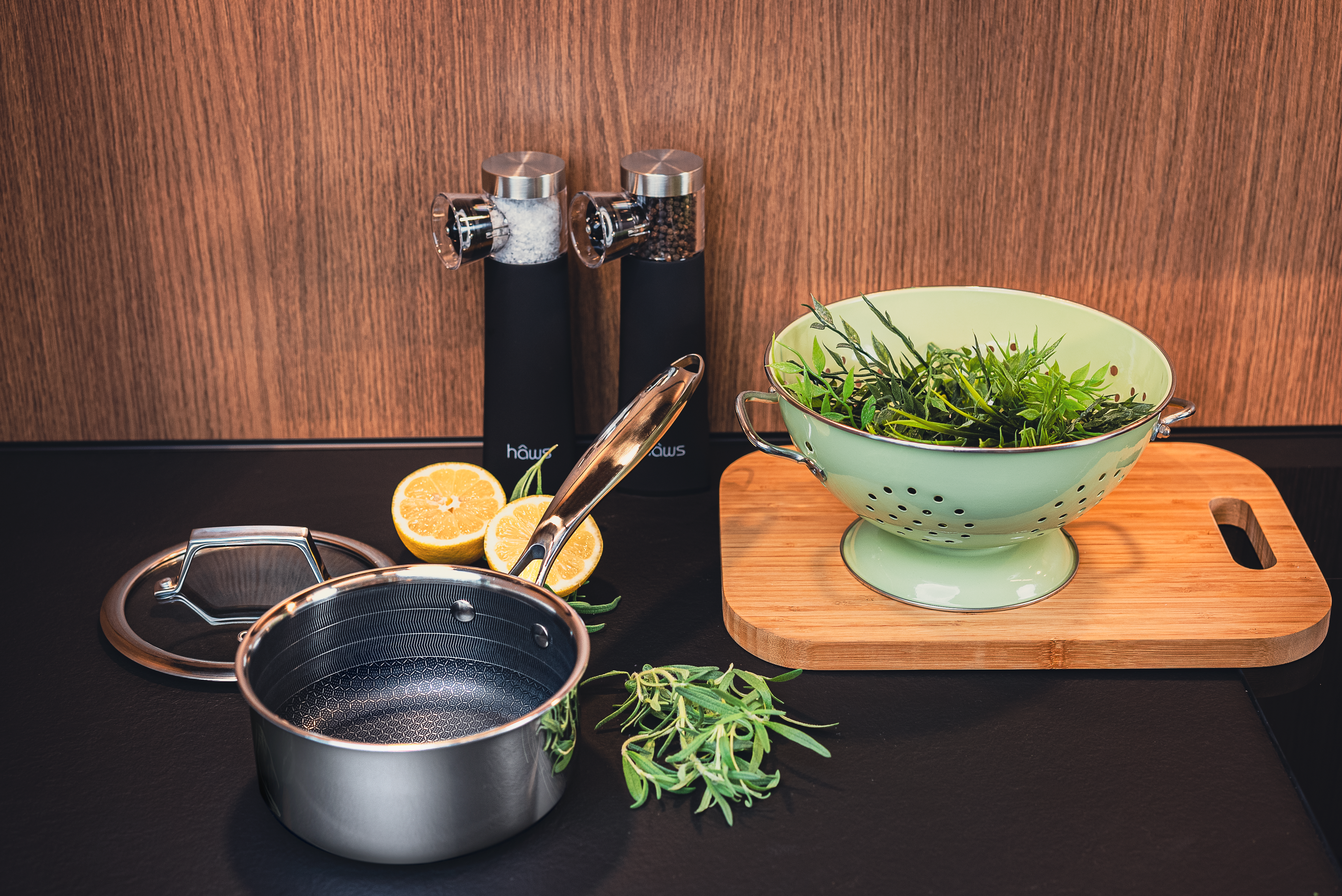 Hâws Santo Kastrull 1,5 L med lock Hybridbeläggning – bild 2