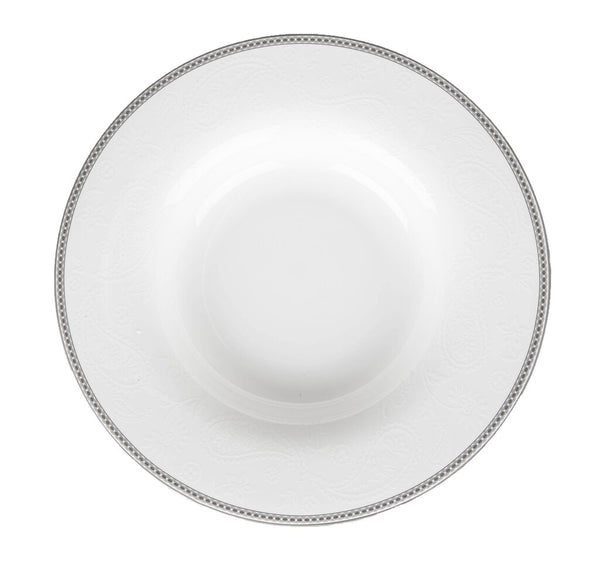 Royal Porcelain Silver paisley Pastatallrik 26cm