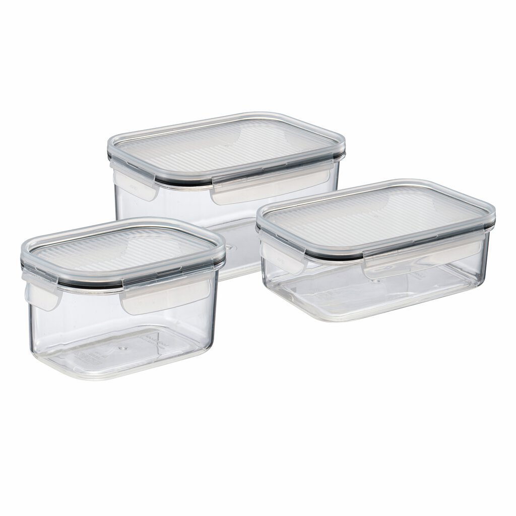 Modern House Locknlock Förvaring 3-pack 0,45/ 0,91/ 1,5 l