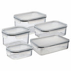Modern House Locknlock Förvaring 5-pack 0,26/ 0,45/ 0,91/ 1,5/ 2,1 l