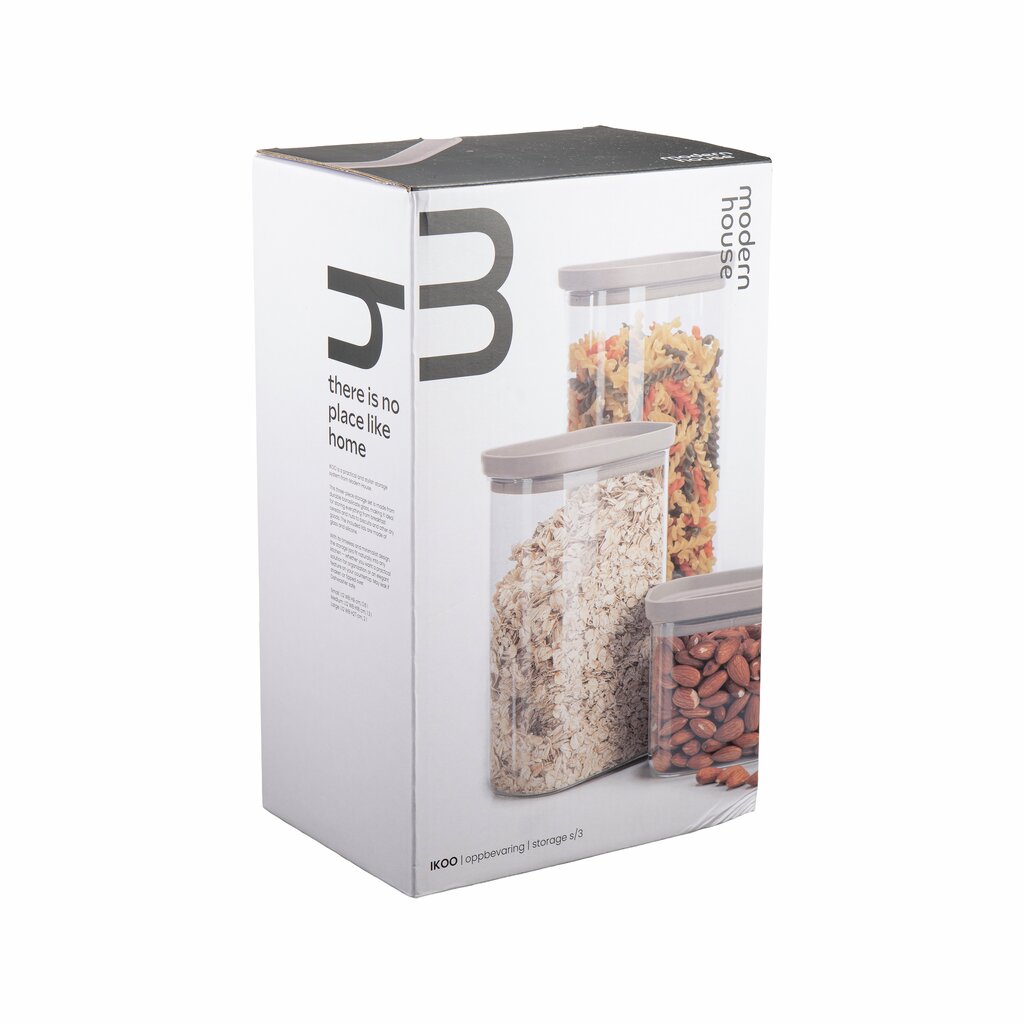 Modern House Smart Seal Förvaring 3-pack 0,6/ 1,3/ 2 l